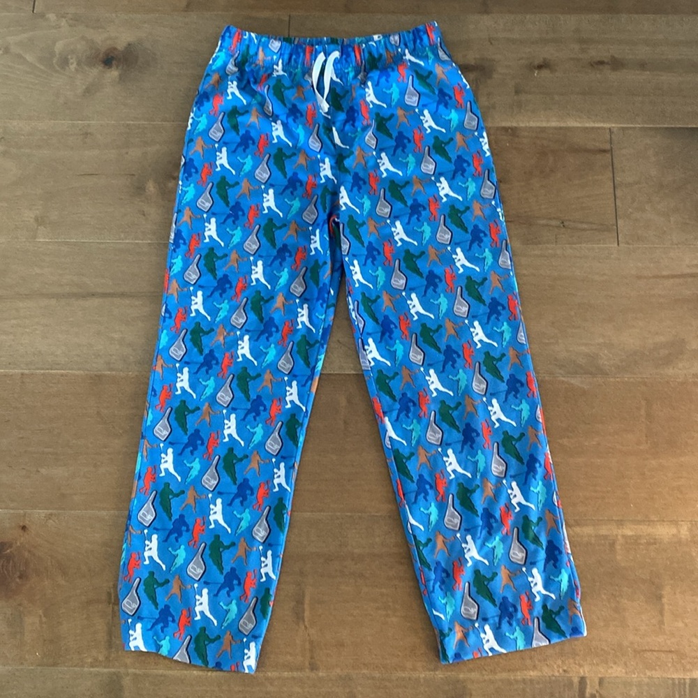 Vineyard Vines kid knit pajama pants, lacrosse, size M, very gently used - Picture 3 of 5